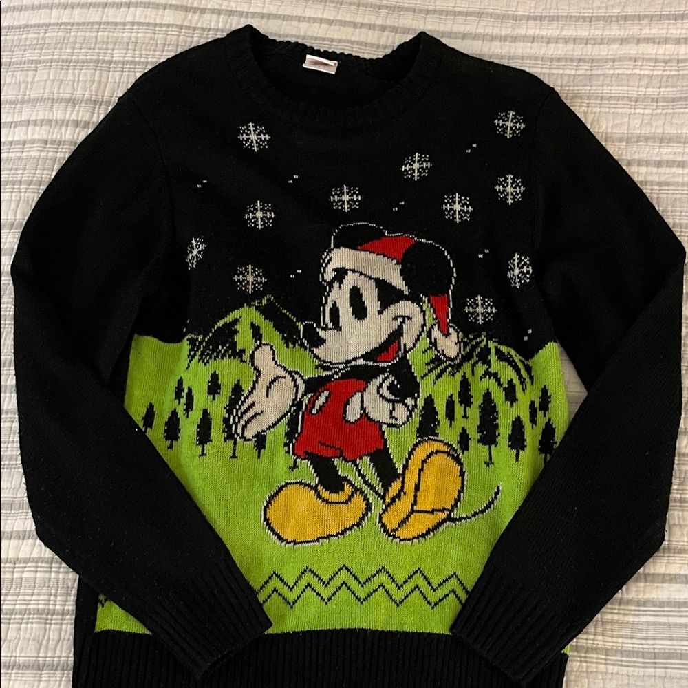 Women’s Mickey Christmas Sweater sz S